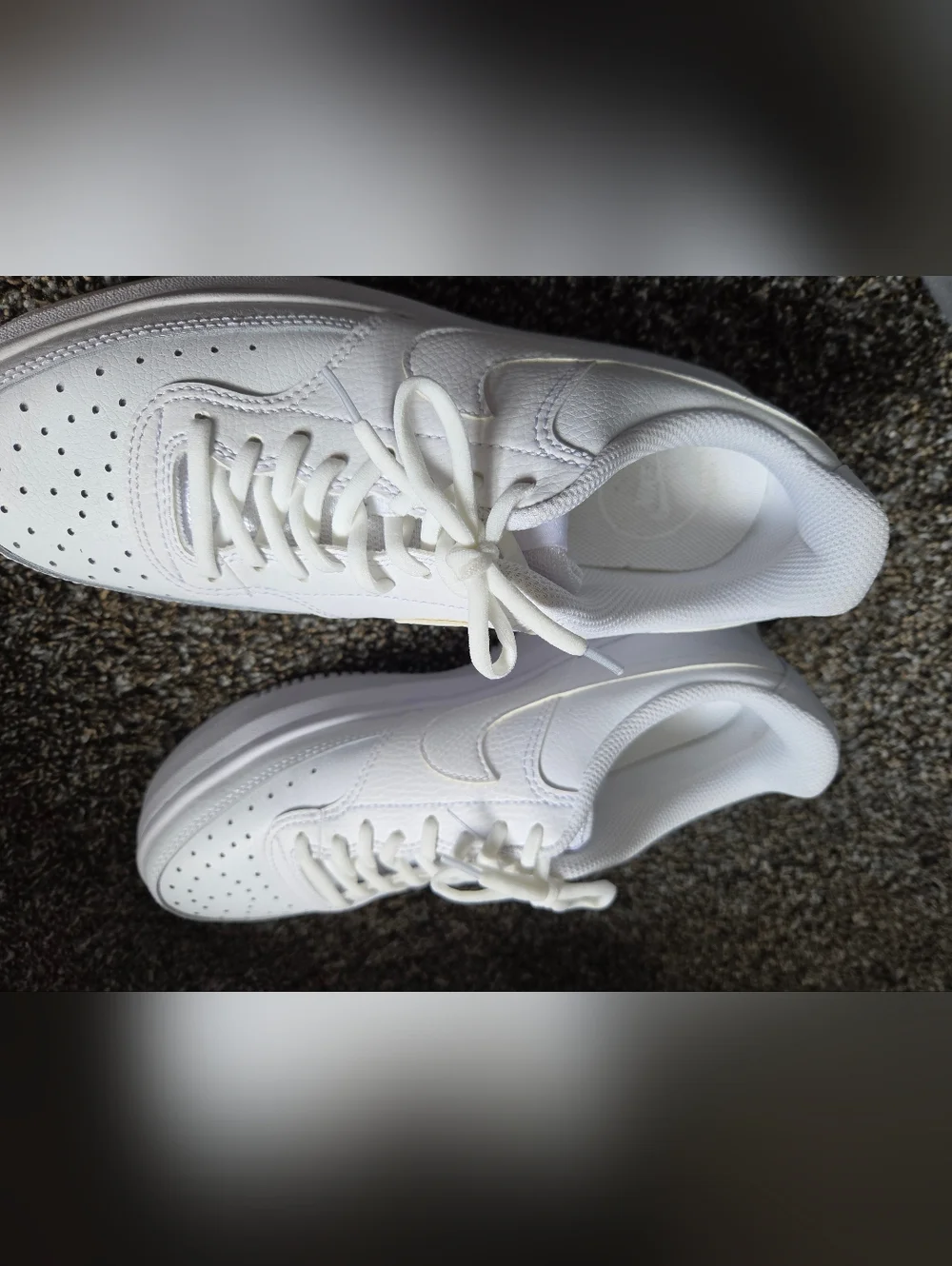 Nike Women's All-White Platform Sneakers